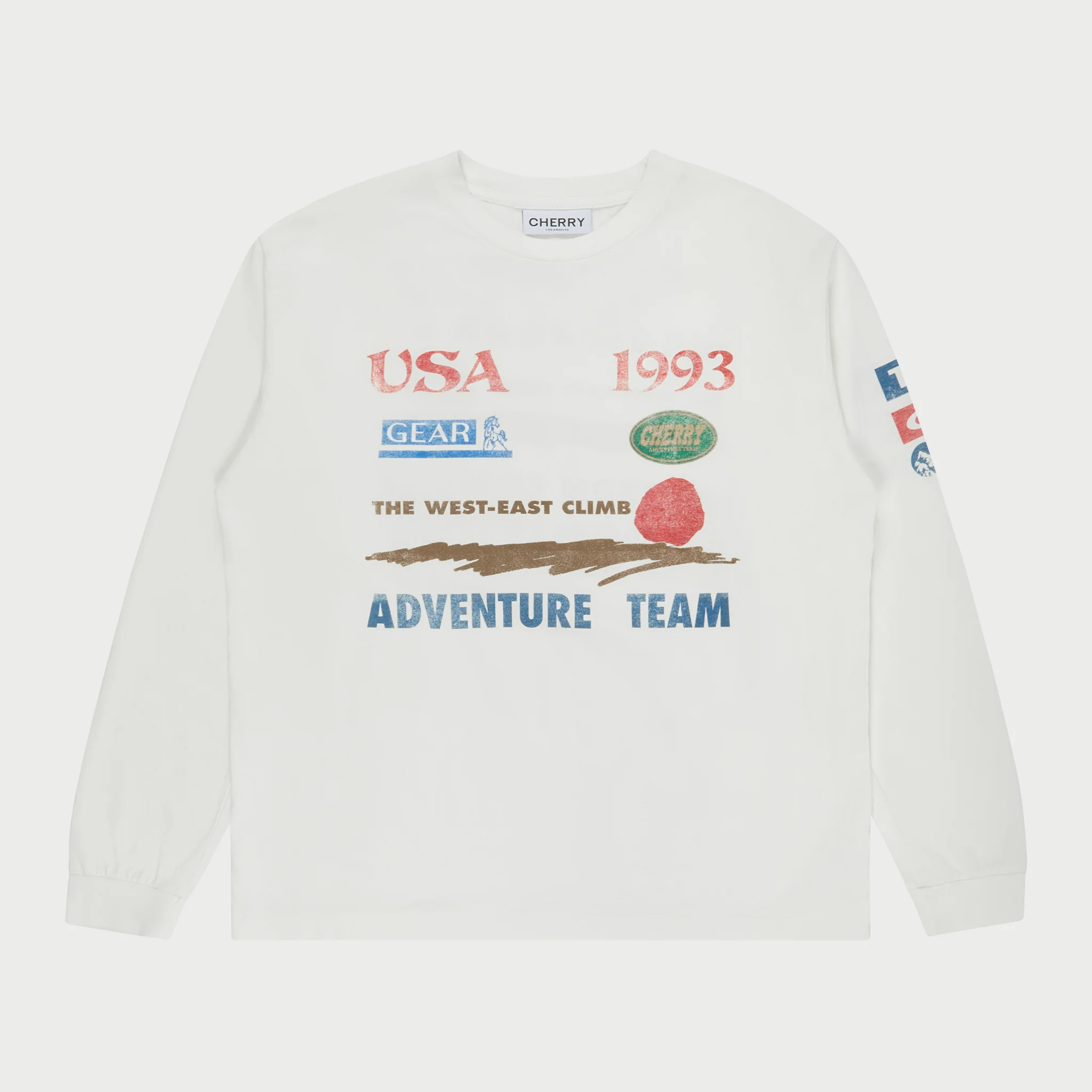 Adventure Team L/S T-Shirt (White)
