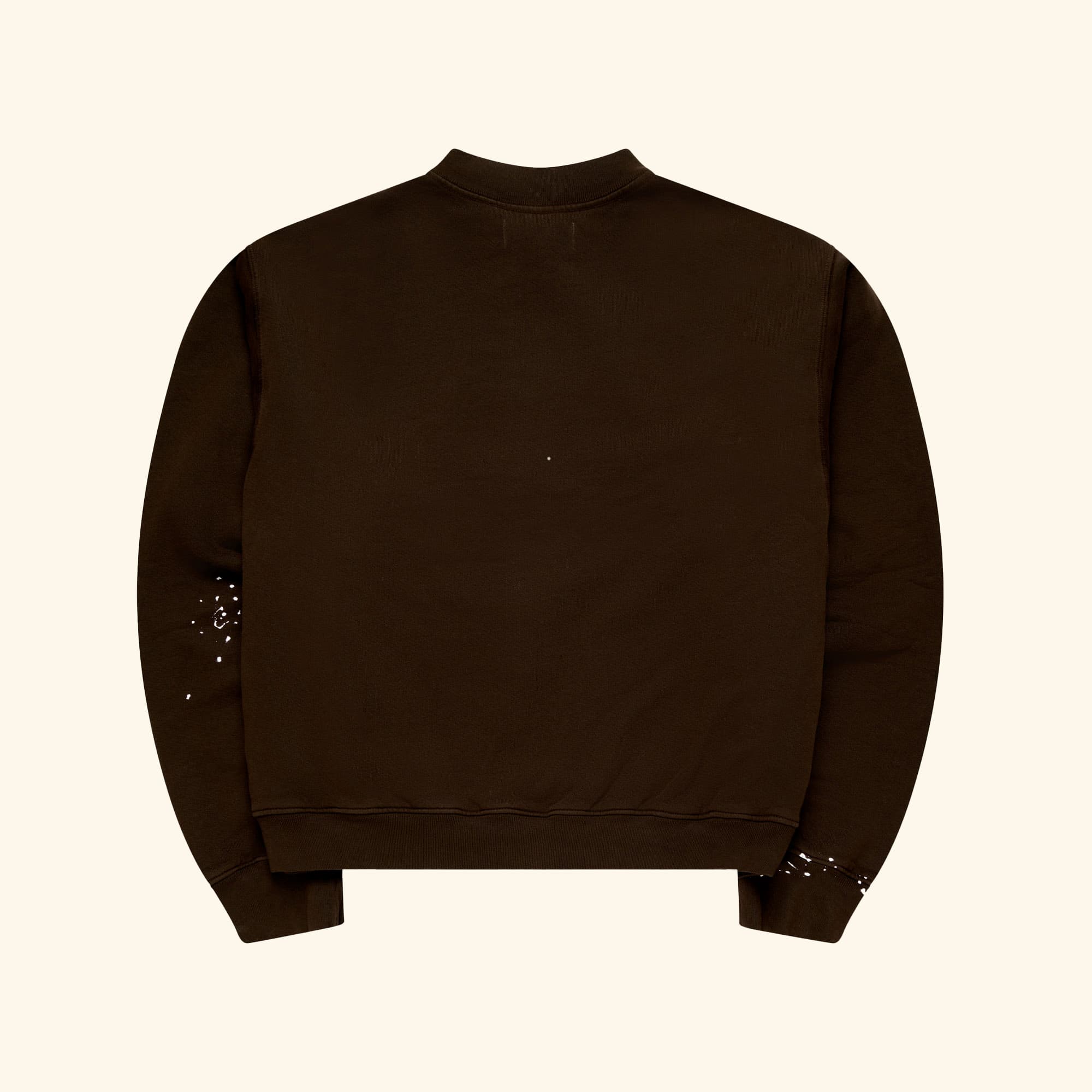 Applique Zip Up Crew (Chocolate) - Image 5