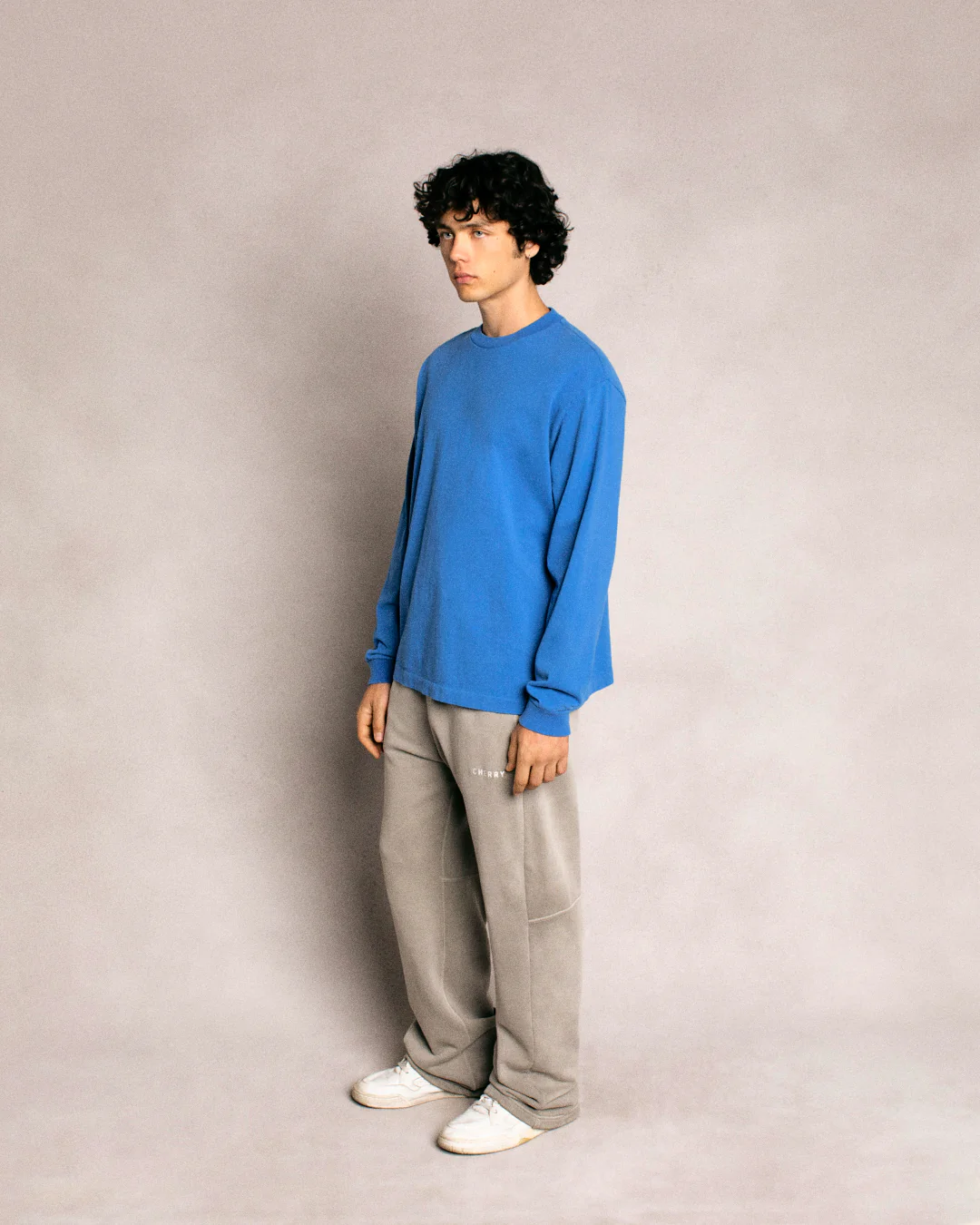 Basic L/S T-Shirt (Royal) - Image 3