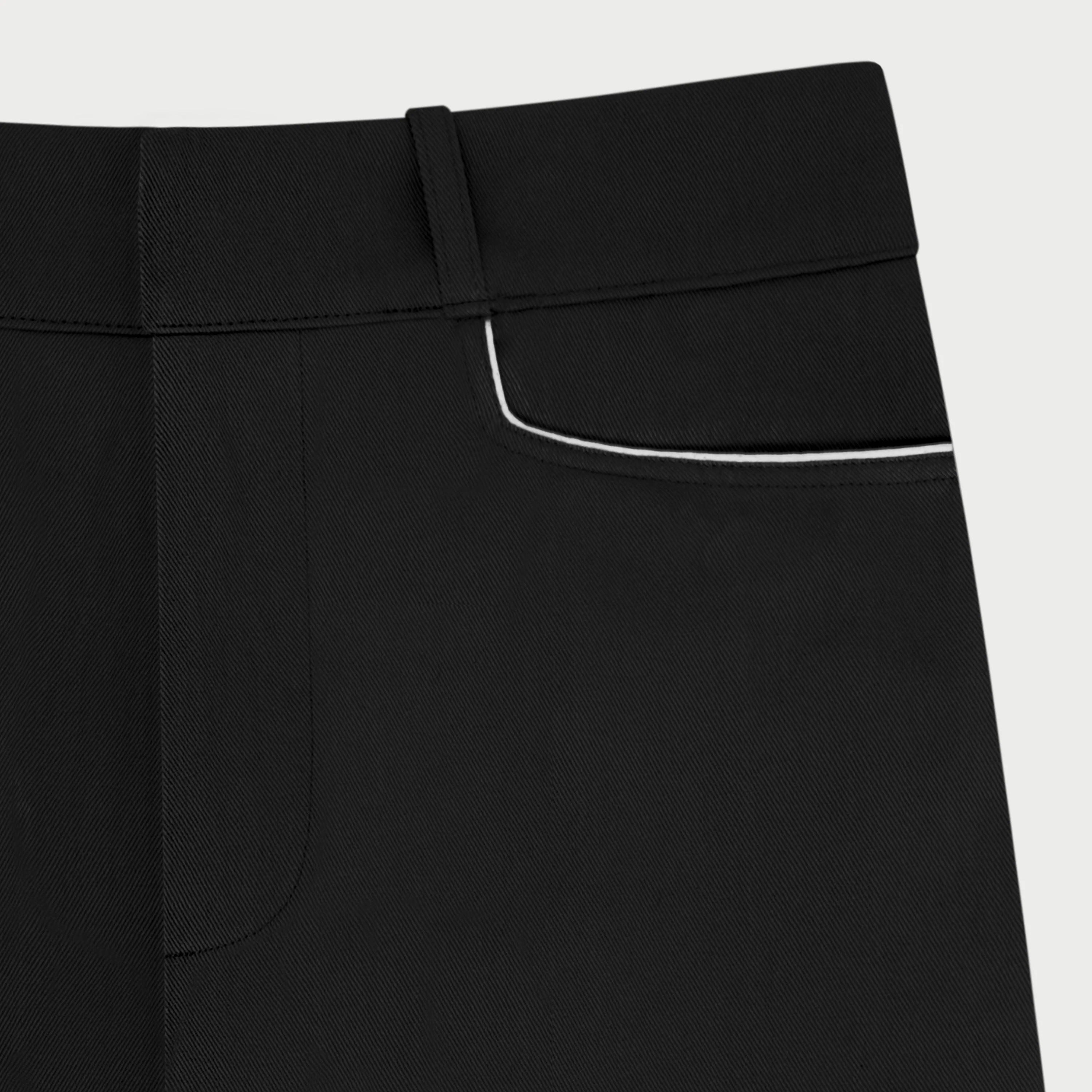 Western Chino Pants (Black) - Image 2