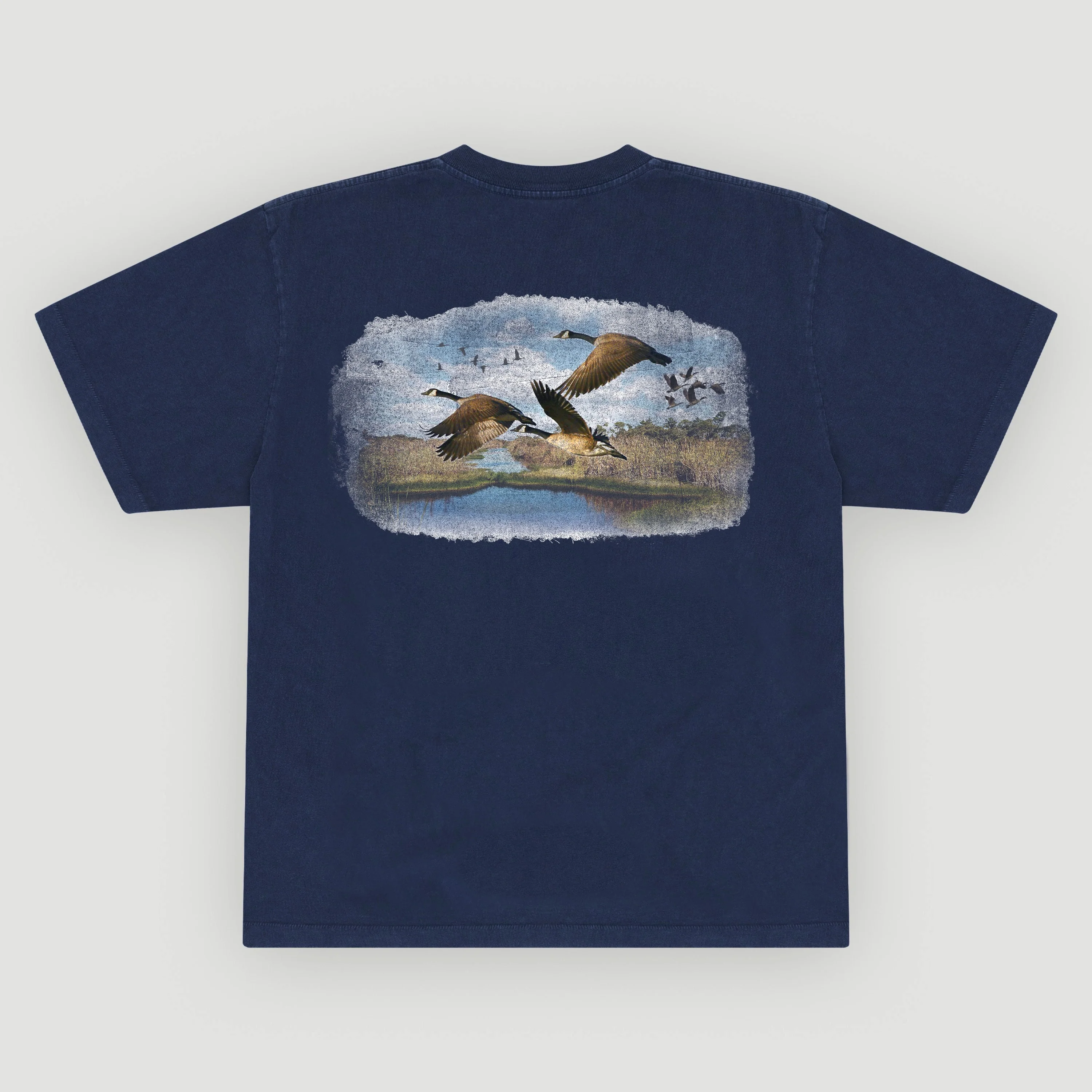 Flying Geese Pocket Tee (Navy) - Image 2