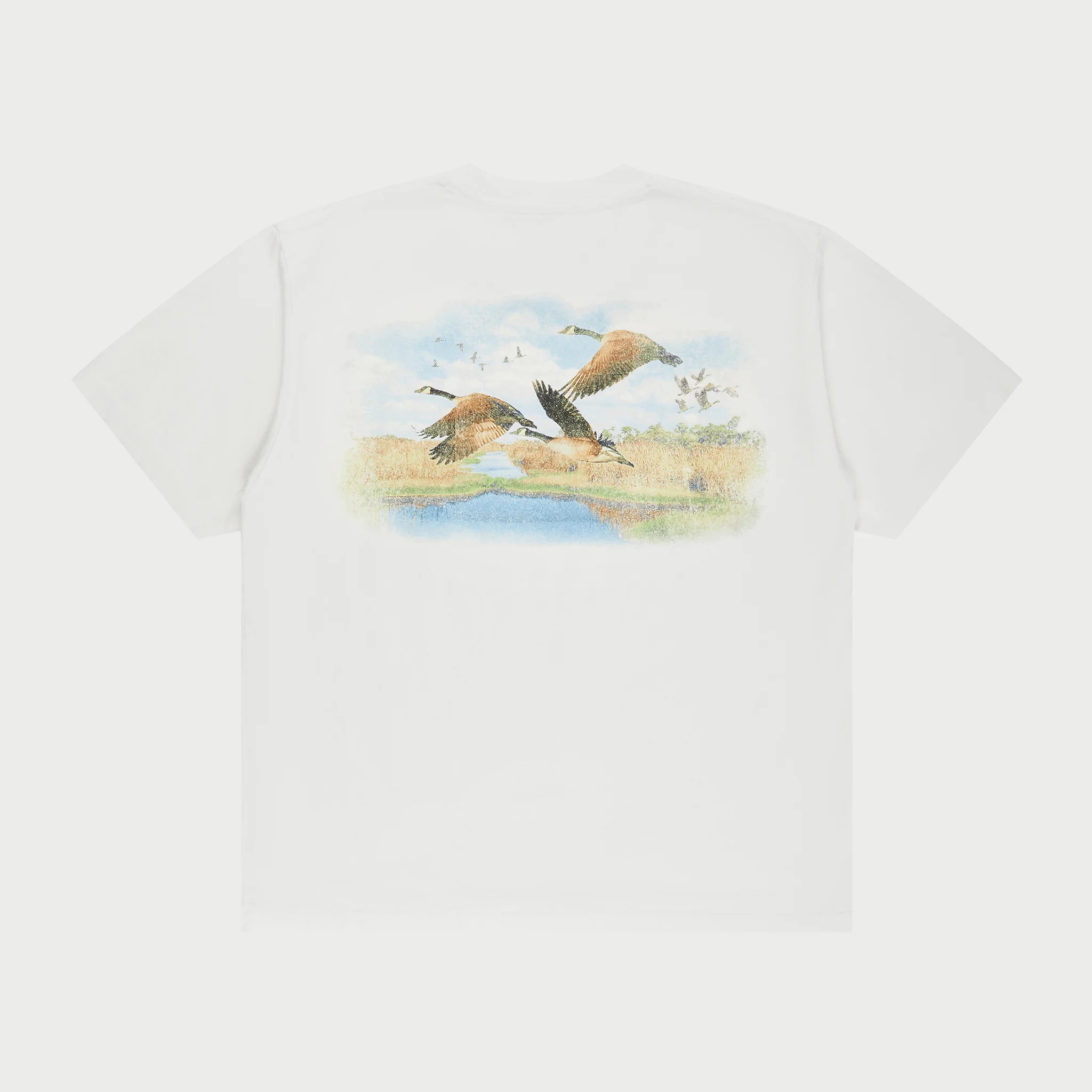 Flying Geese Pocket Tee (White) - Image 2