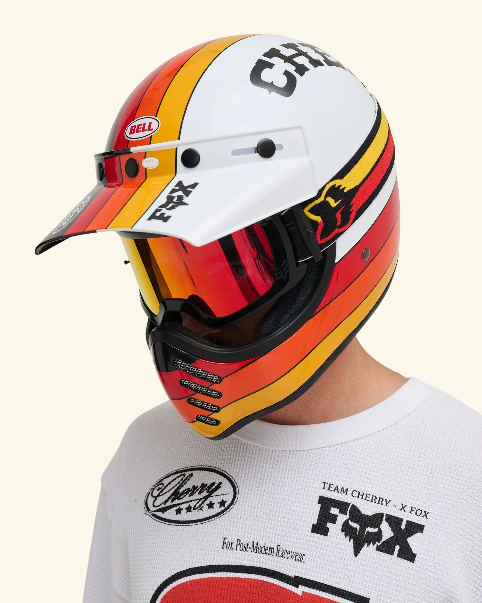 Fox X Cherry Moto-3 Helmet - Image 7