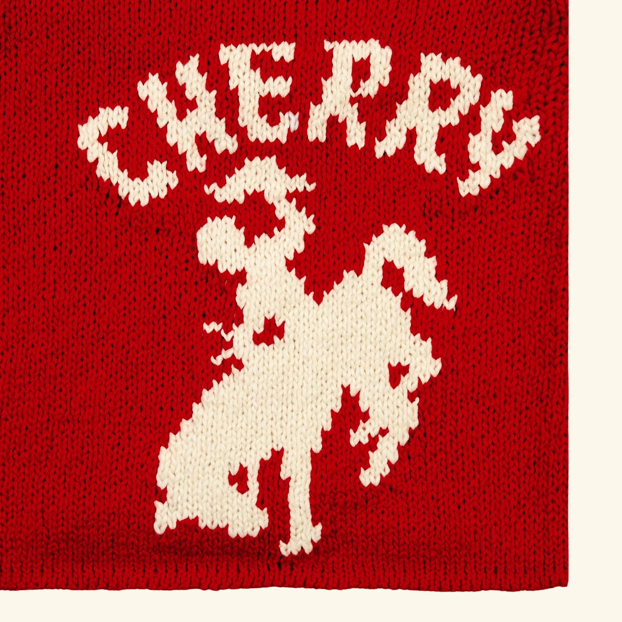 Knit Western Shorts (Red) - Image 4