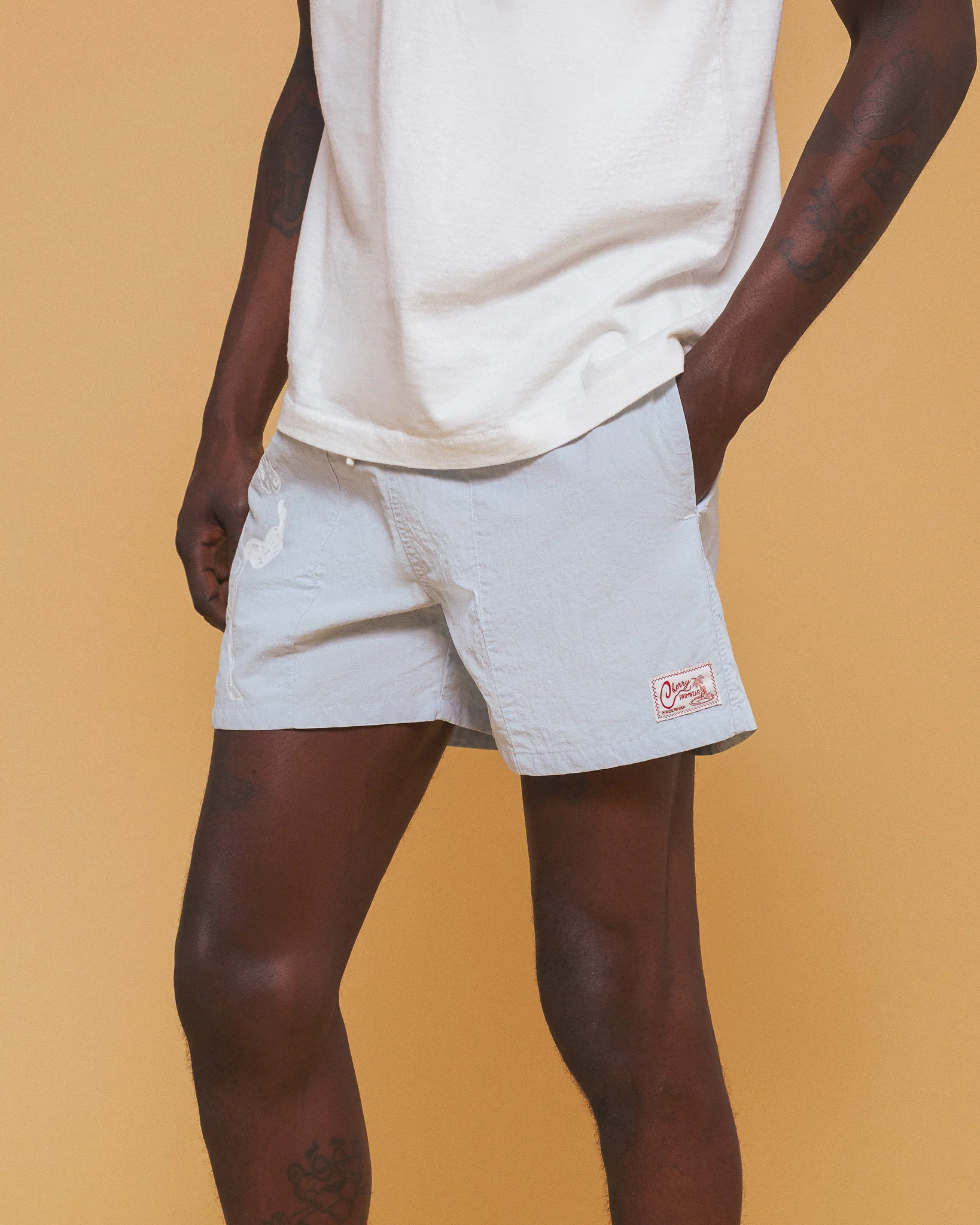 Rip-Stop Swim Short (Sky Blue) - Image 3