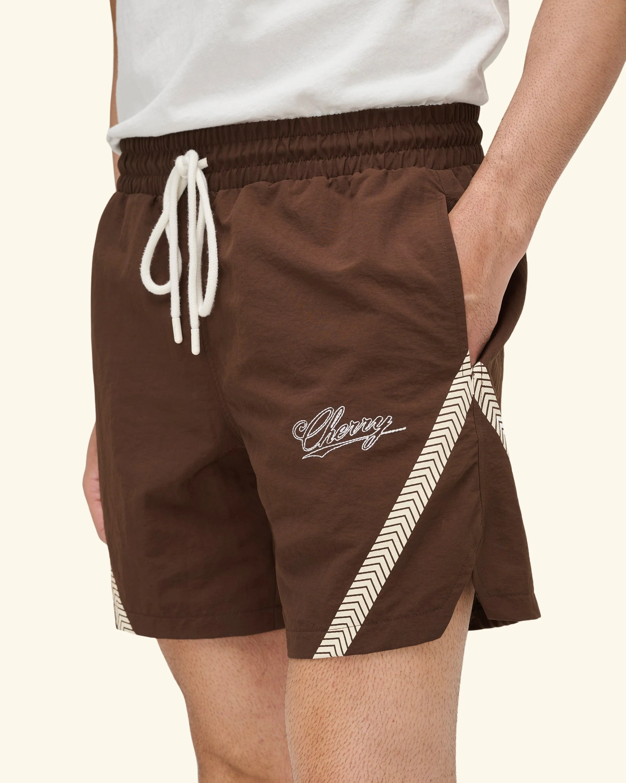 Nylon Running Short (Brown) - Image 5