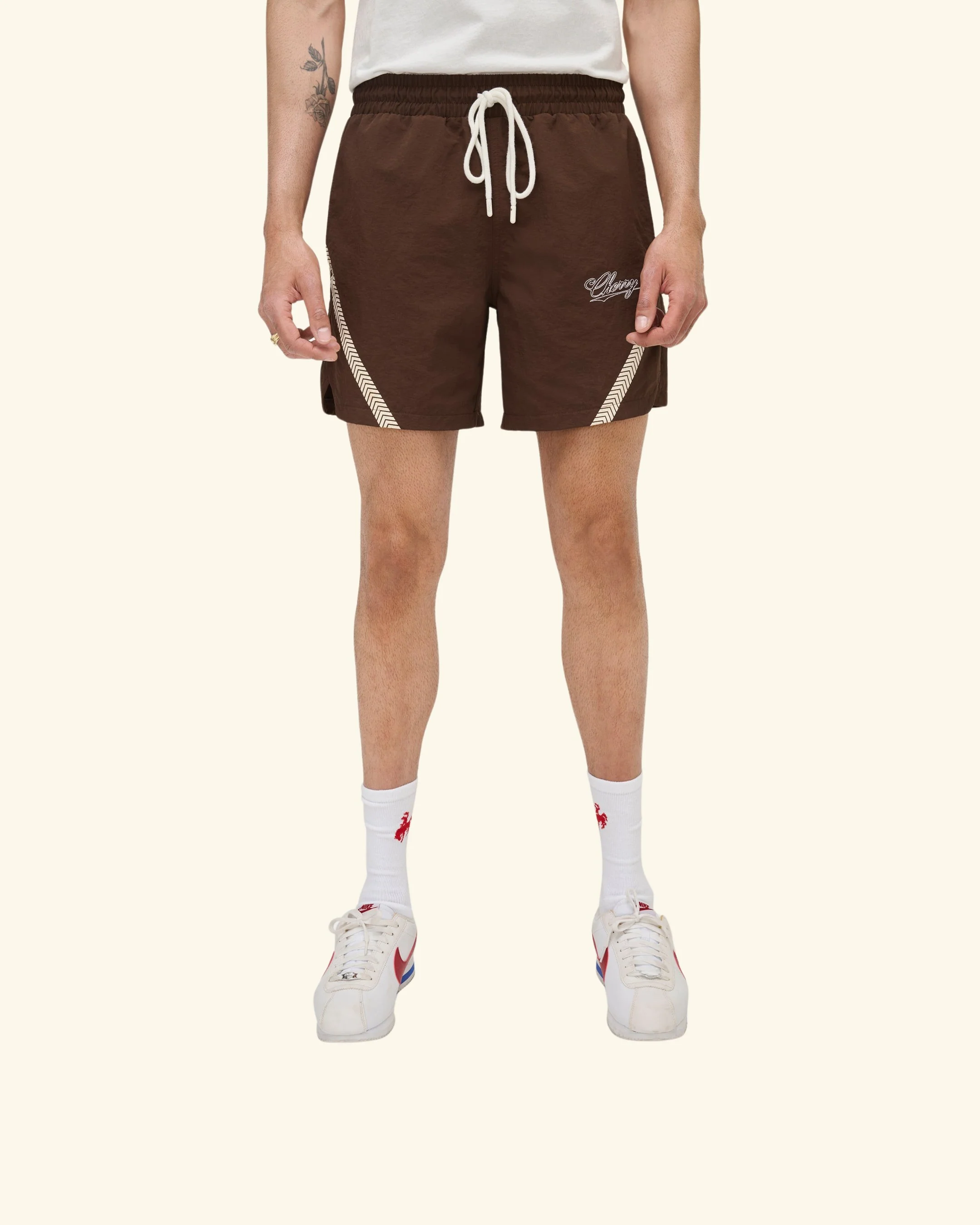 Nylon Running Short (Brown) - Image 7
