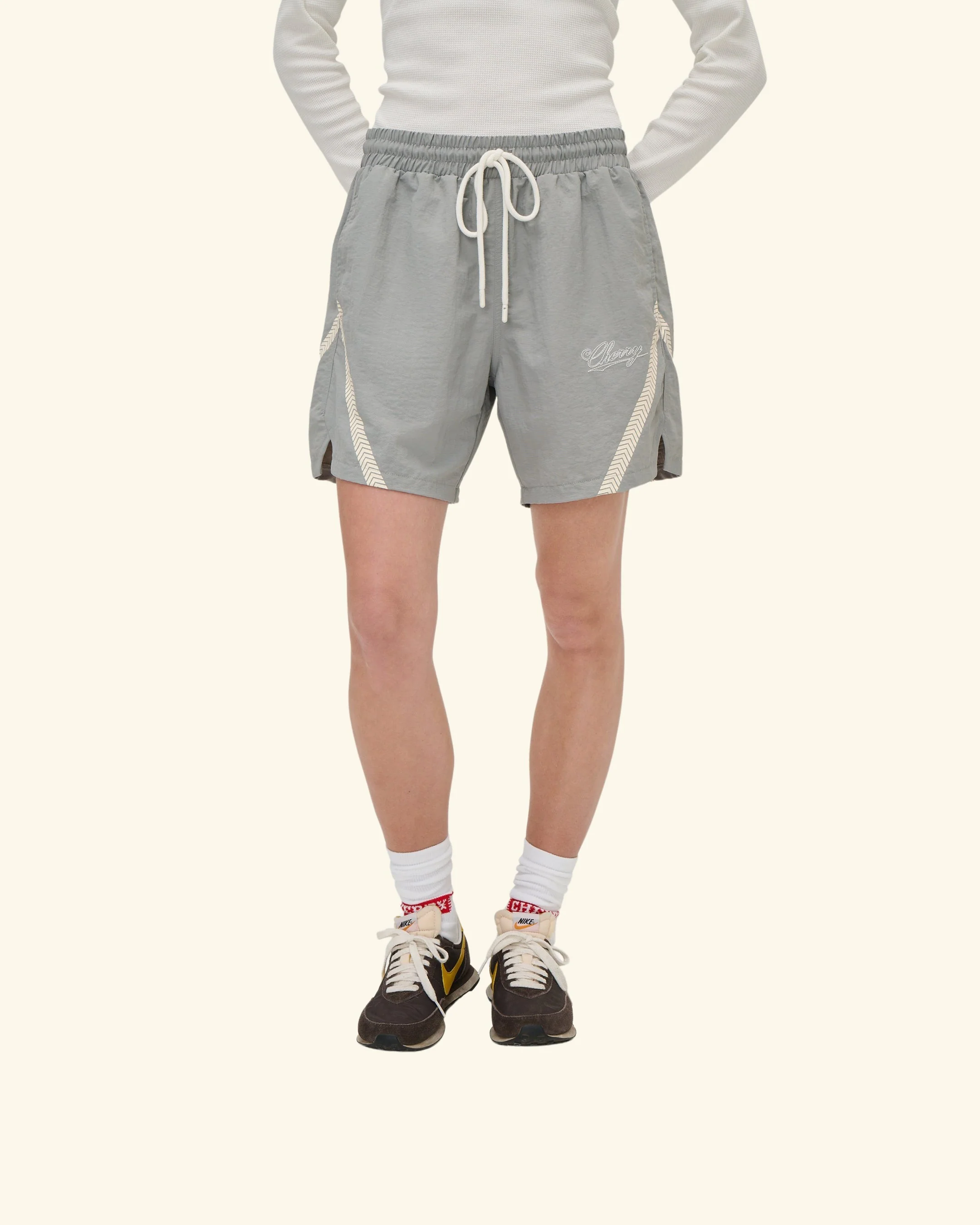 Nylon Running Short (Smoke) - Image 6