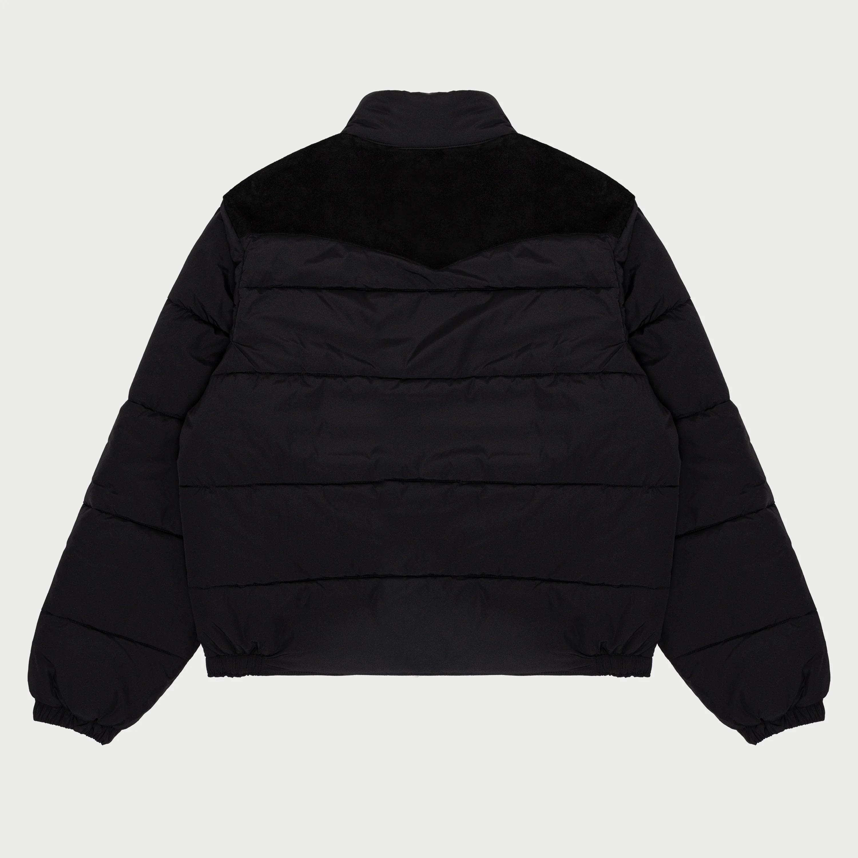 Western Puffer Jacket (Black) - Image 4