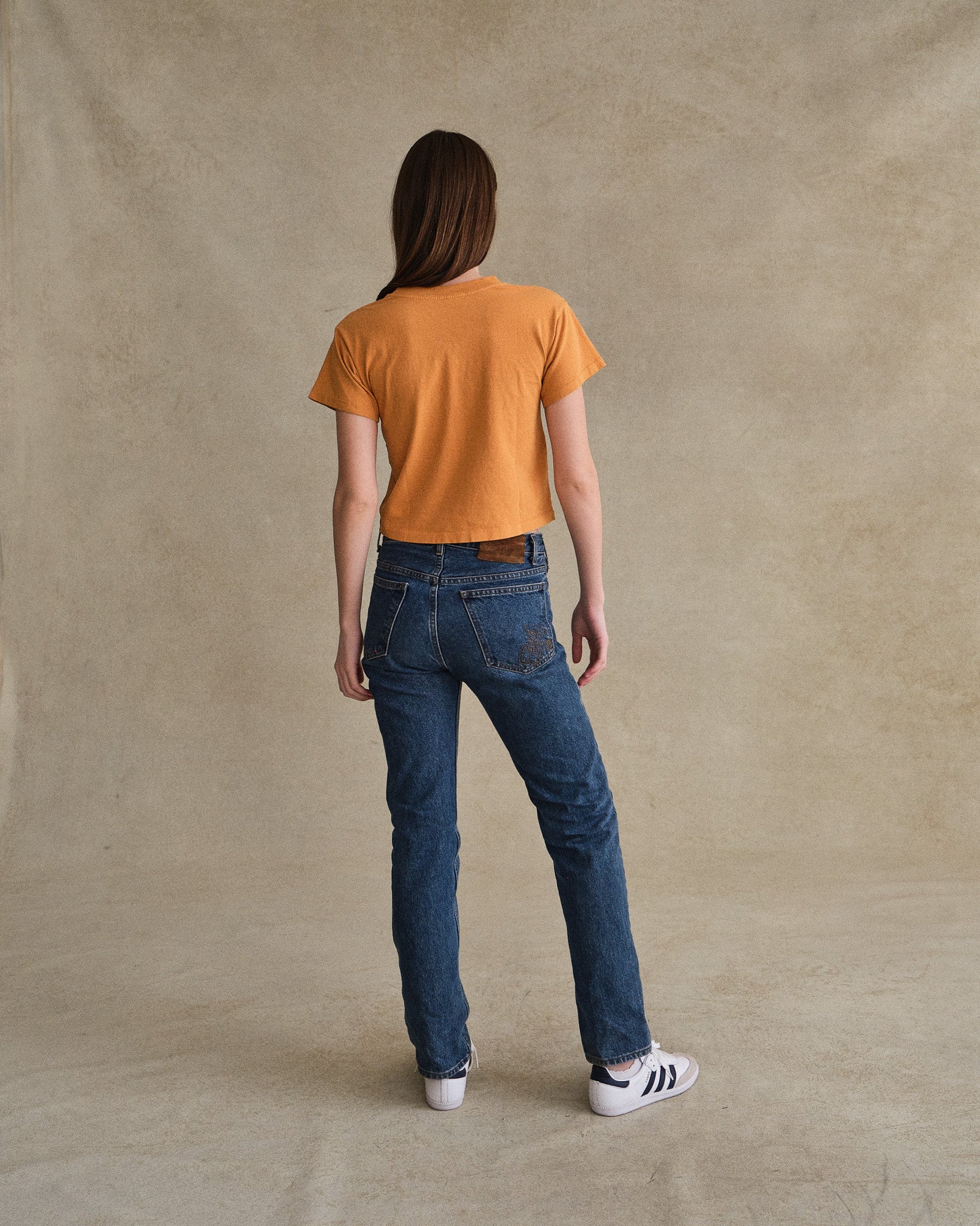 Ride It, Rev It Boxy Baby Tee (Orange) - Image 5
