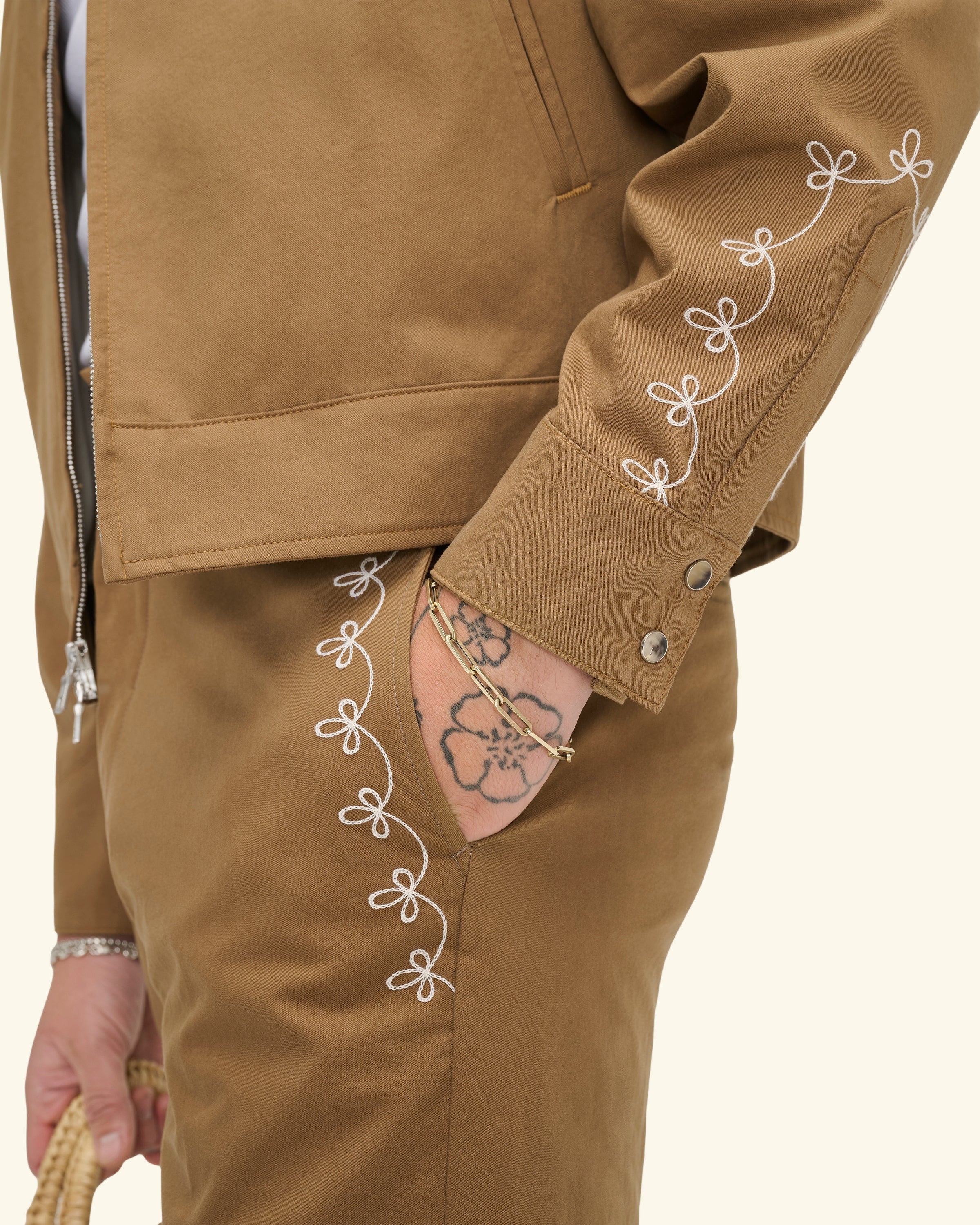 Twill Charro Jacket (Nutmeg) - Image 3