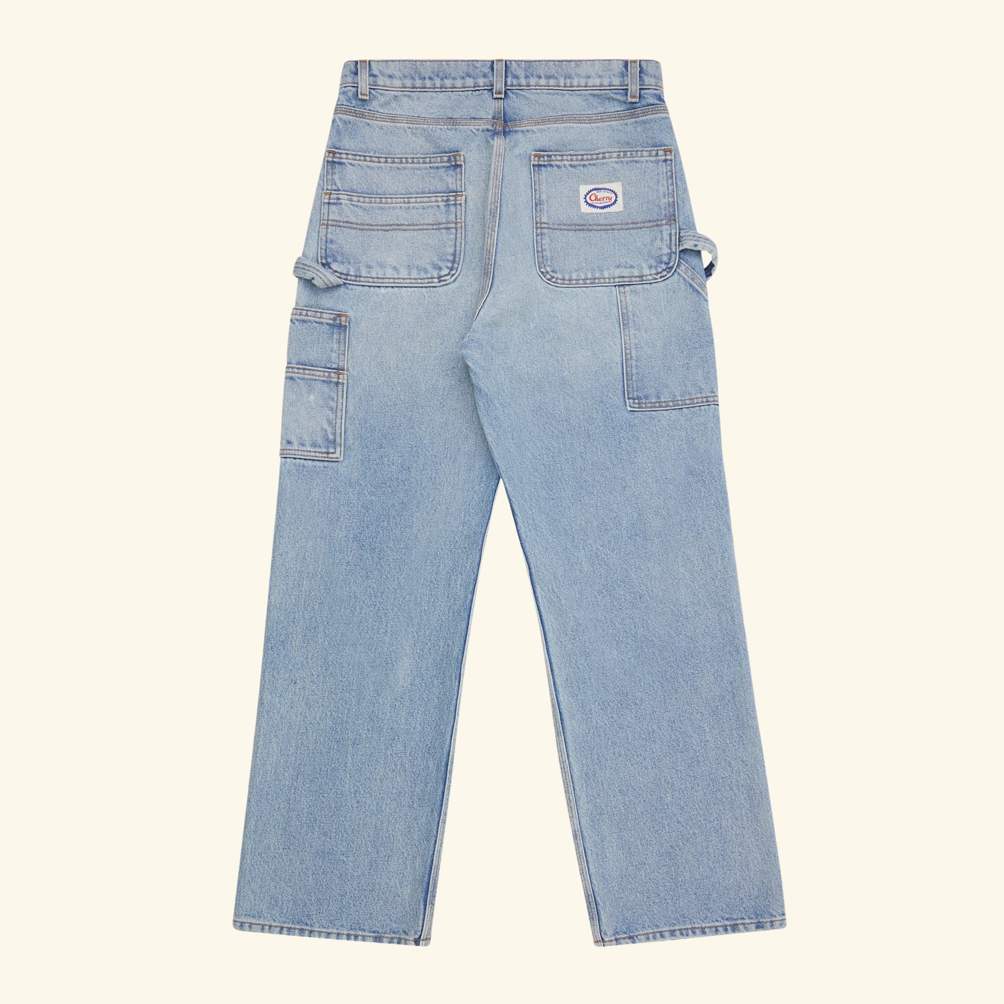 Wide Leg Denim Double Knee - Image 2