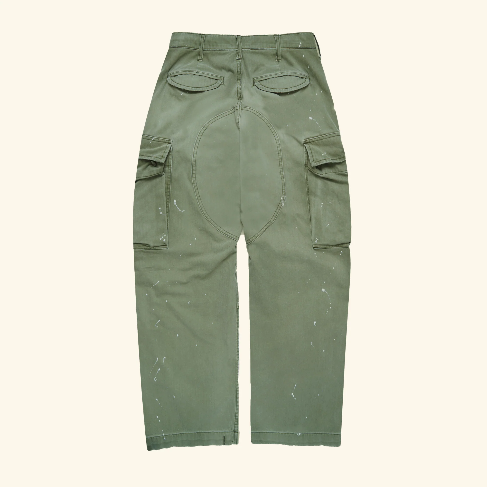 Wide Leg Cargo Pant (Olive Green) - Image 6